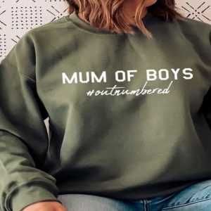 MUM OF BOYS -TSHIRT